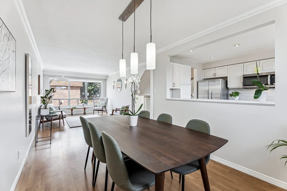 Bright living room at 2 Stately Way in Thornhill