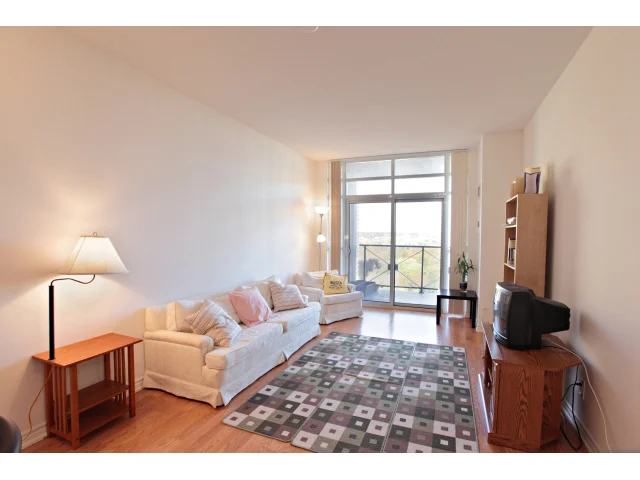 Living room at 133 Wynford Drive, Suite 1409