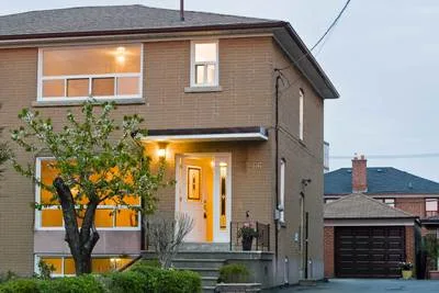 Front exterior of 66 Mulholland Avenue in North York